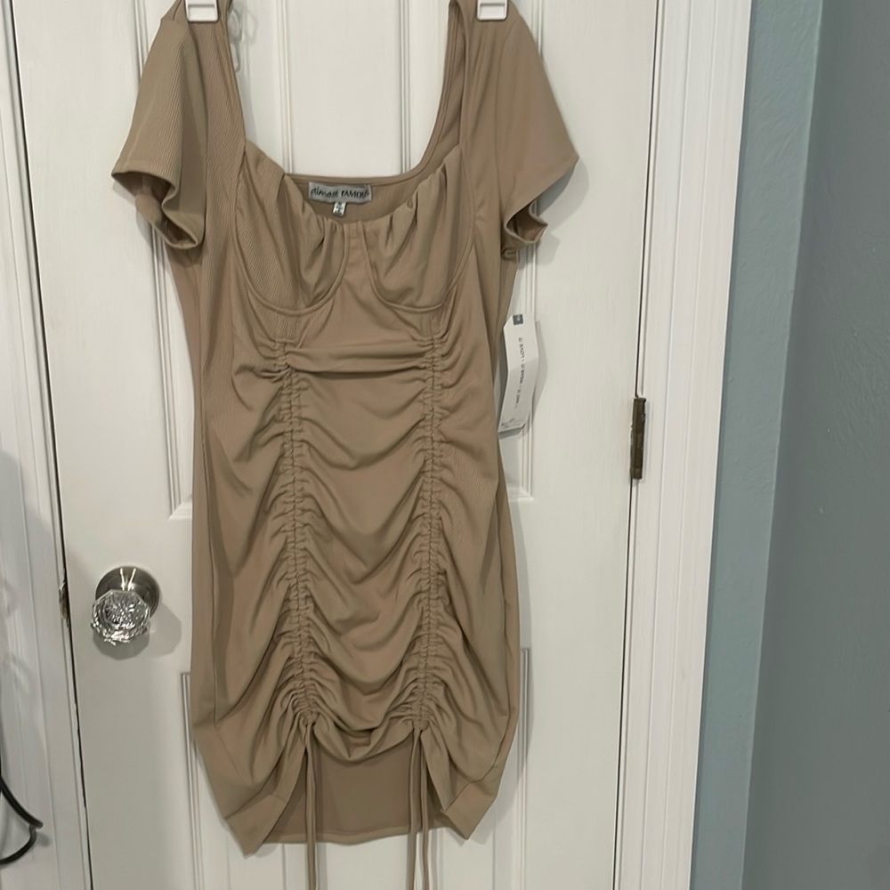 Bodycon ruched dress